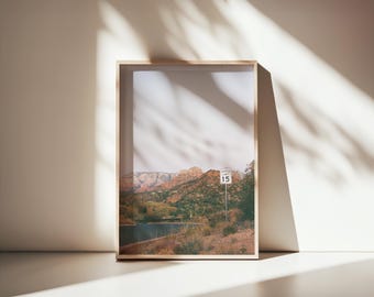 Sedona Desert Road Print | Arizona Landscape Wall Art (Digital Download)