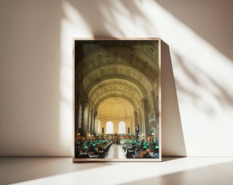 Boston Wall Art | Boston Public Library  (Digital Download)