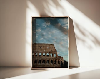 Colosseum Rome Print | Europe Travel Photography (Digital Download