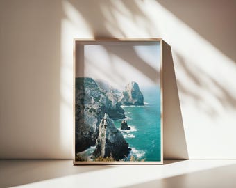 Impression côtière du Portugal | Art mural côtier (téléchargement numérique)