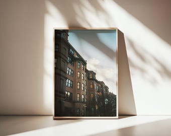 Boston Back Bay Brownstone Print | Architecture Photography (Digital Download)