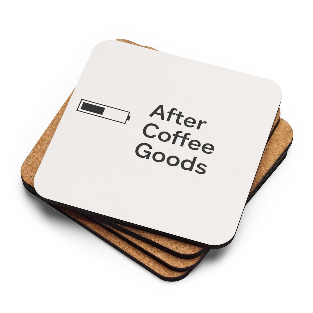 Minimalist Desk Coaster – After Coffee Goods – Modern Office Accessory ...