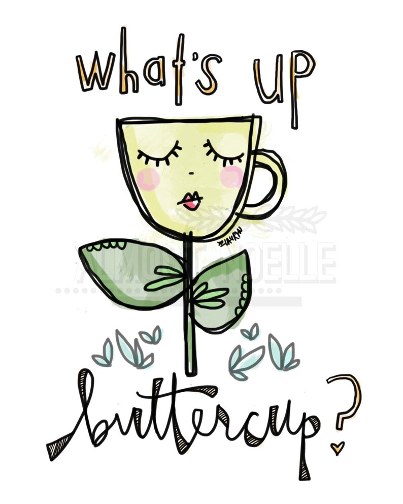 Cute Buttercup Quote Printable Etsy