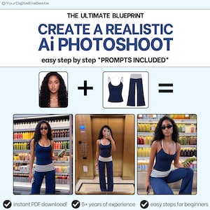 Masterclass di fotografia con intelligenza artificiale e suggerimenti / Immagini di brand generate dall'IA (PDF)