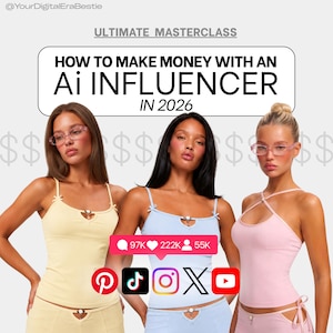 Guadagna con il tuo influencer basato sull'IA, attività secondaria entro il 2026 (PDF)