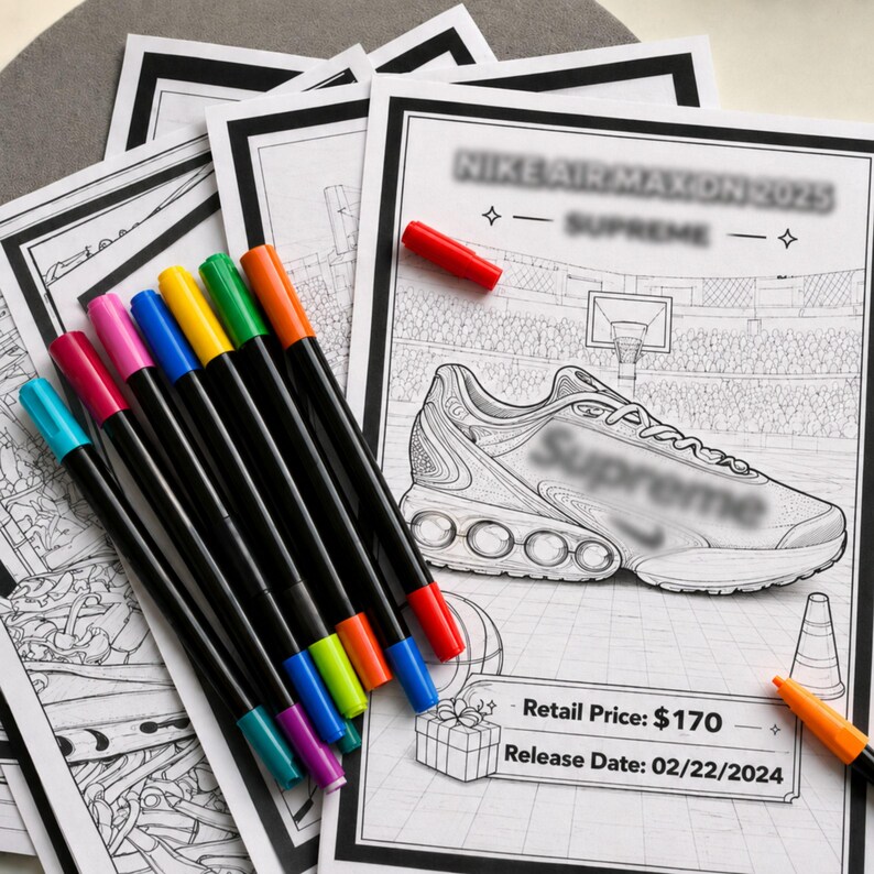 The Ultimate Streetwear Collab Coloring Book - Etsy