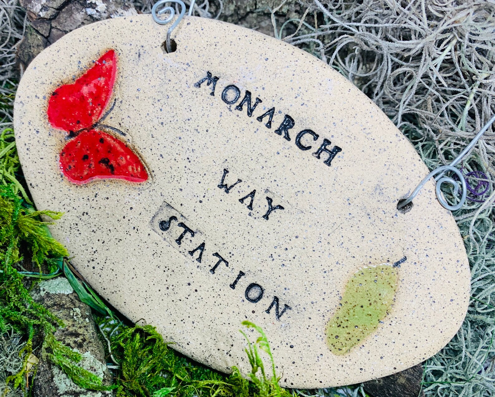Monarch Waystation Sign Garden Art Butterfly Garden | Etsy