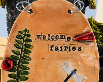 Welcome Fairies Fairy Door Kit, Includes Fairy Dust and Fairy Scrolls, Perfect for Fairy Garden and Kid Birthdays!