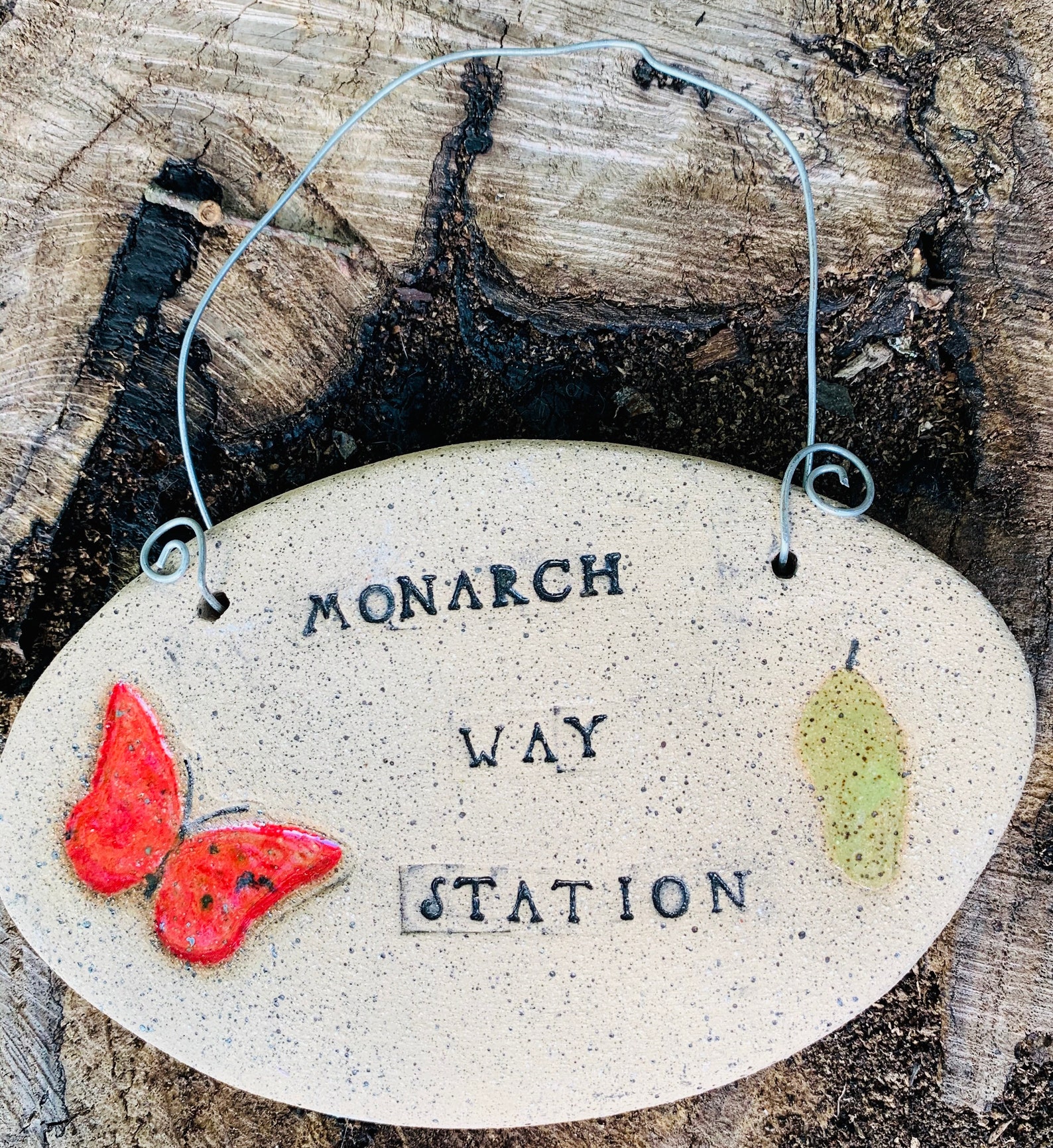 Monarch Waystation Sign Garden Art Butterfly Garden | Etsy