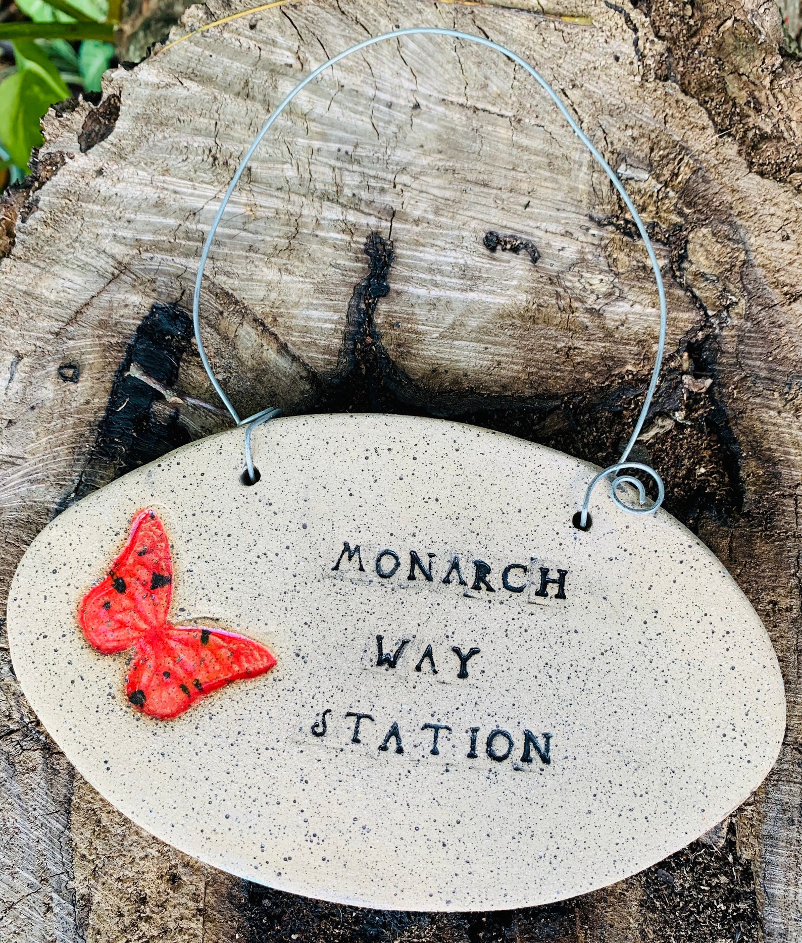 Monarch Waystation Sign Garden Art Butterfly Garden | Etsy