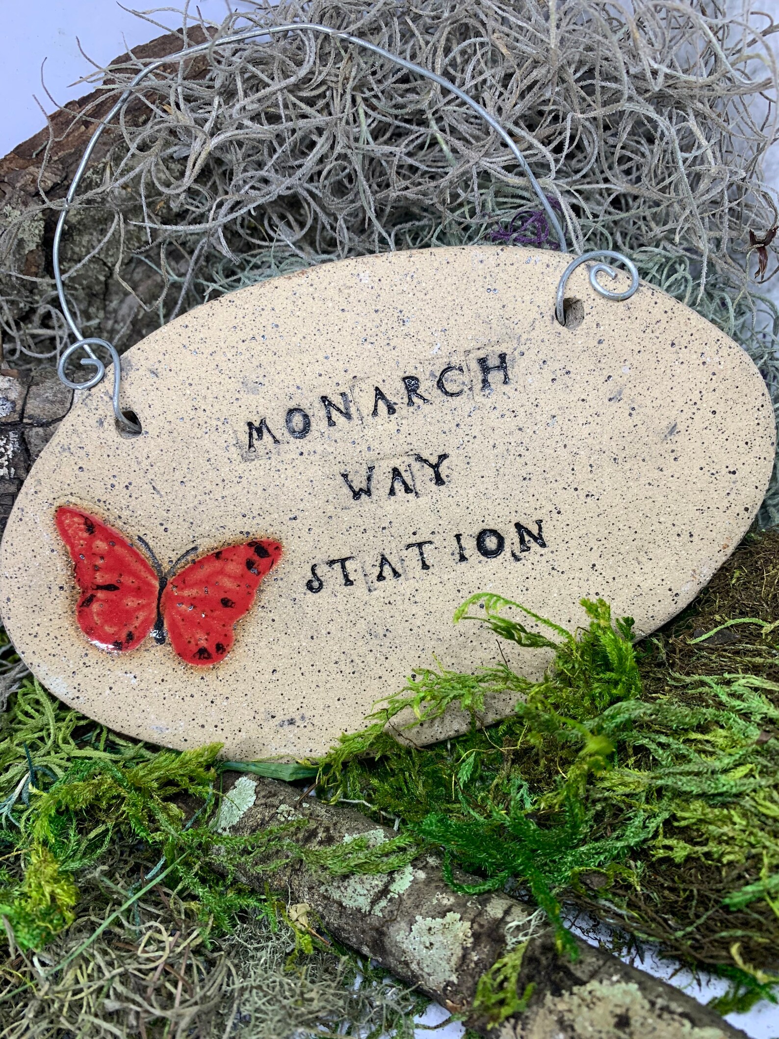 Monarch Waystation Sign Garden Art Butterfly Garden | Etsy