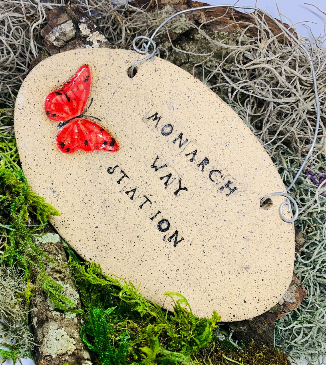 Monarch Waystation Sign Garden Art Butterfly Garden | Etsy