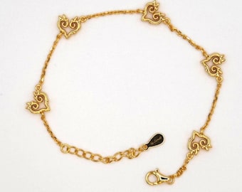 Heart Pirate Charm Bracelet – Trafalgar Law Anime Jewelry