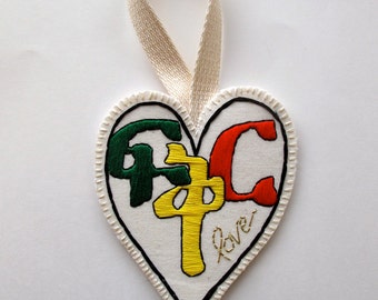 Ethiopian heart Amharic word for love, "Fikir" for Valentine's Day  ornament or wall hanging home decor MADE TO ORDER