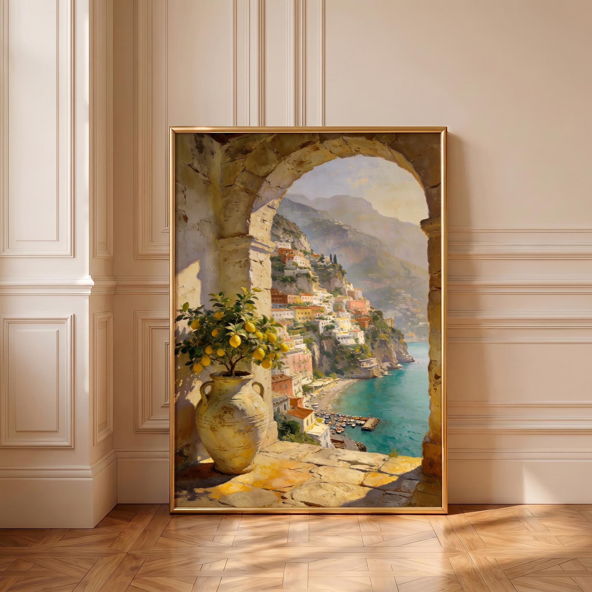 Positano painting - Etsy 日本