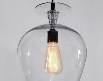 PENDANT LIGHT. Giant Brandy Snifter, Large Cognac Glass Light. 5 Liter.