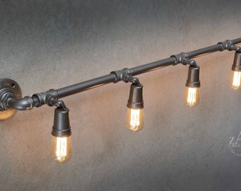 Track lighting, Adjustable Industrial Style Wall Light, Ceiling Light, Vanity Light.