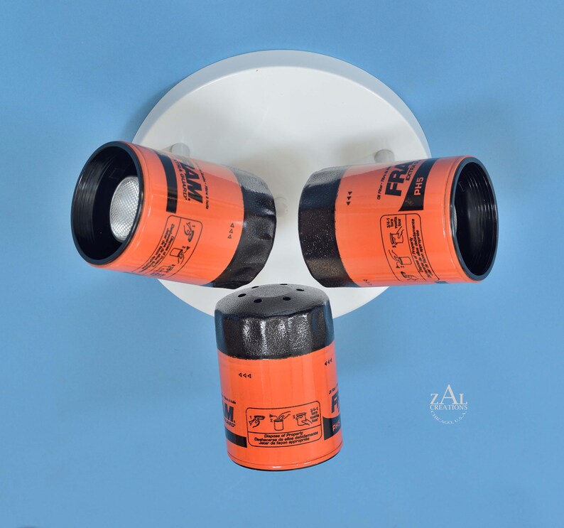 Ceiling Light. Oil Filter. Flush Mount. Adjustable Beam Light. Etsy