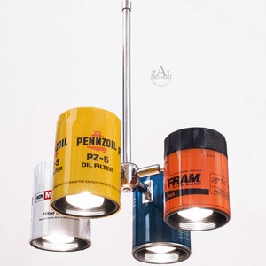 Automotive Oil filter Pendant Light. Chandelier. image 7