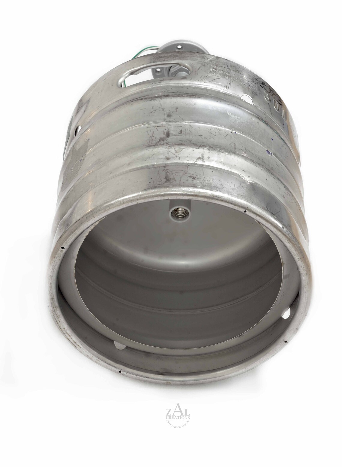 Beer Keg Light Keg Lighting Pendant Light. Stainless Steel. Etsy