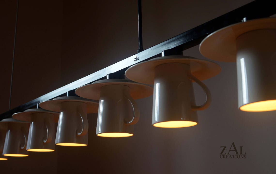 Pendant Light. Coffee Mug. Suspension Light. Tea Cup. Cafe Etsy