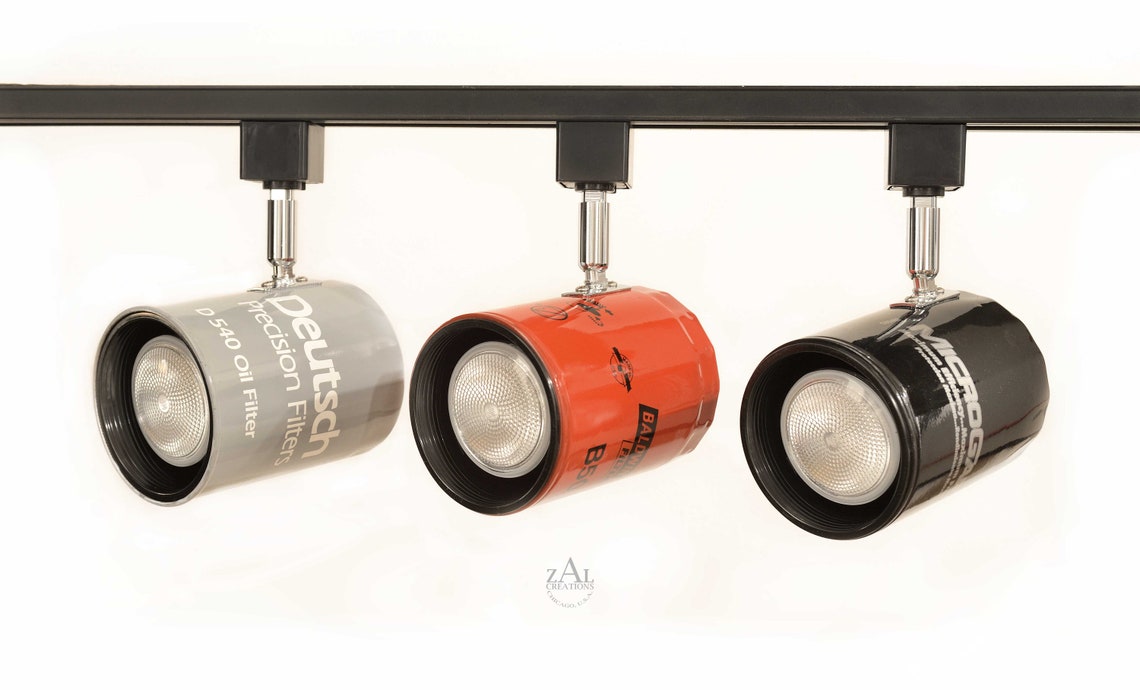 Oil Filter Track Lights and Track. Track Lighting Fixture. Various ...