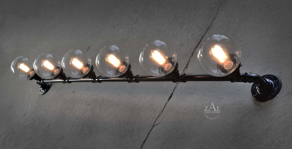 4 light 2024 industrial vanity light
