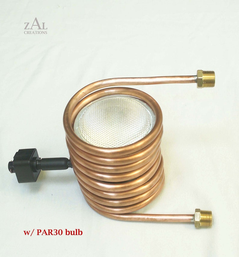 Track light, Distillery, Track head, Copper coil condenser. Immersion chiller image 5