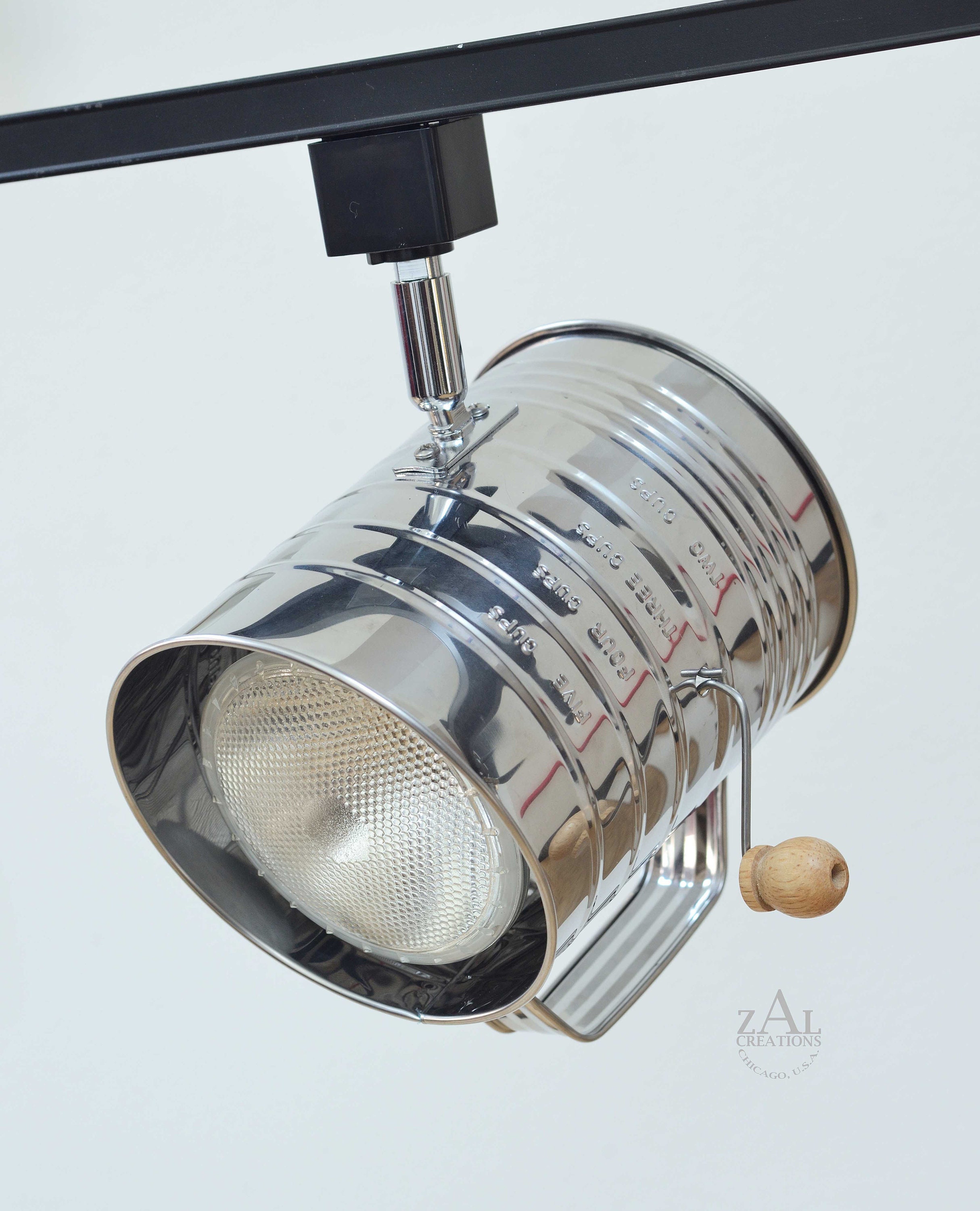 Track Light. Flour Sifter With Crank Handle. Stainless Steel. Bakery  Lighting. Spot Light. - Etsy, image size:2429x3000