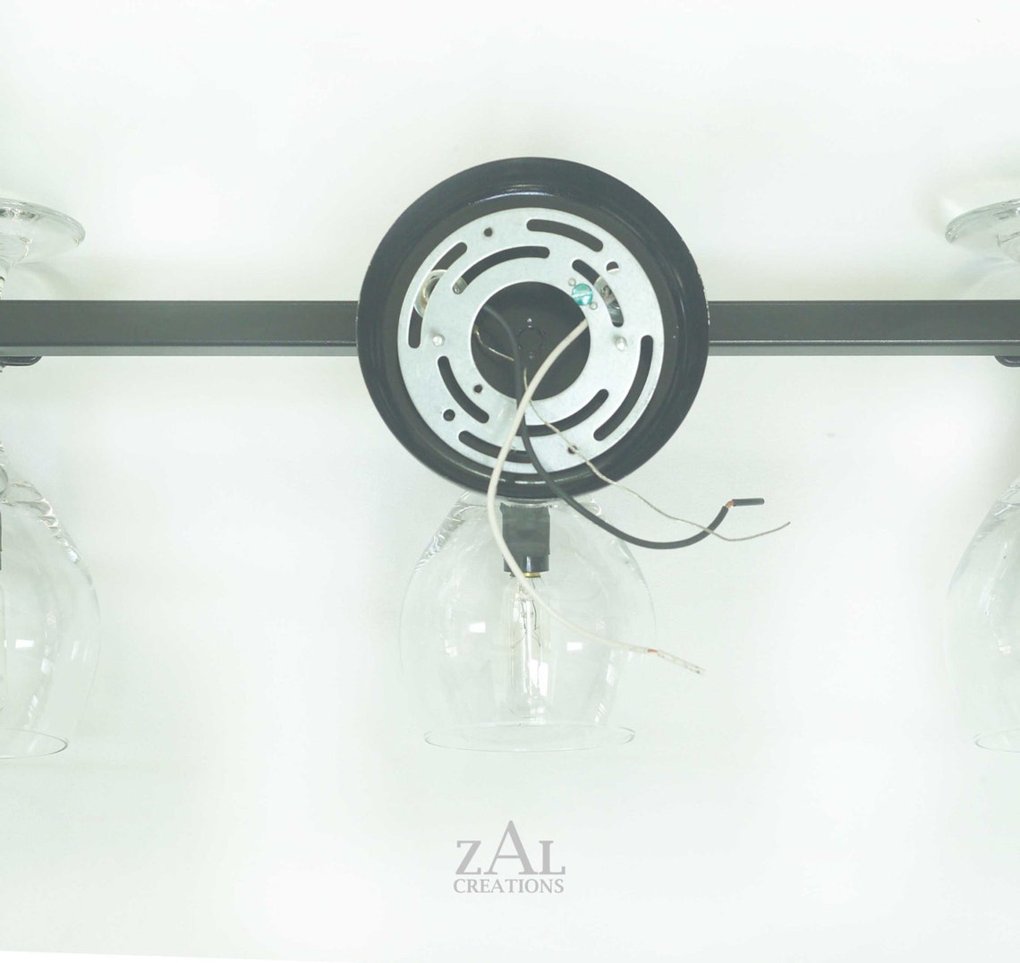 Vanity Light. Wine Glass. Wall Light. 3 Ft. Etsy