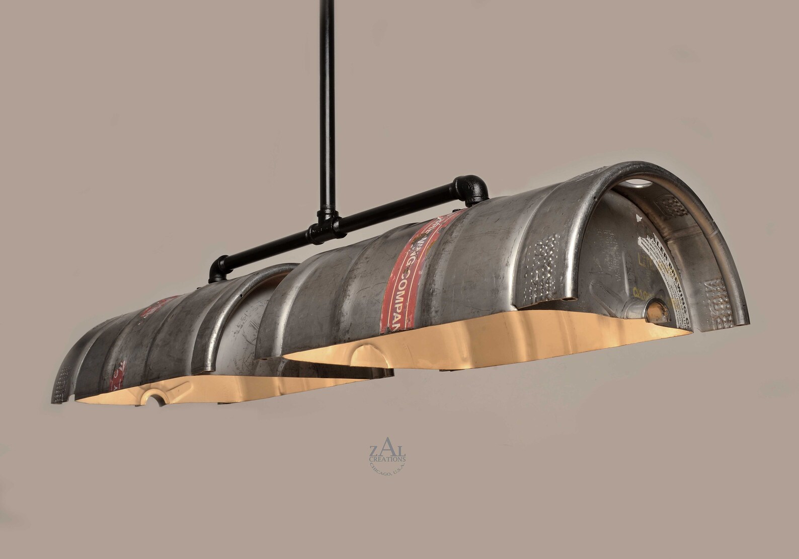Beer Keg Light Keg Lighting Pendant Light. Stainless Steel Etsy