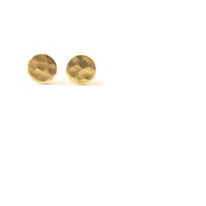 Gold Stud Earrings Circles