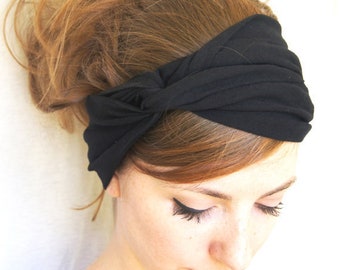 Soft Stretchy Headband - Easy Everyday Headband - Black