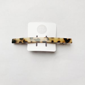 Blonde Tortoise Shell Barrette - Tortoise Shell Hair Clip - Long Hair Barrette - Long Blonde Tortoise Shell Barrette