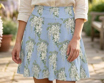 Jasminum Blommig Skaterkjol