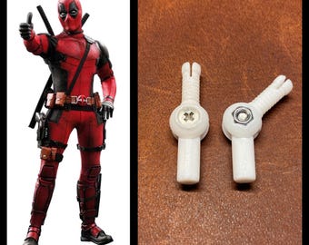 Vervangende voetsteunen voor Deadpool-figuur van Hot Toys op schaal 1/6:
