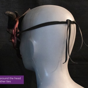 Handgjord drakemask i harts, Halloweenkostym "Masquerade" — Olika leveransklara modeller bild 8