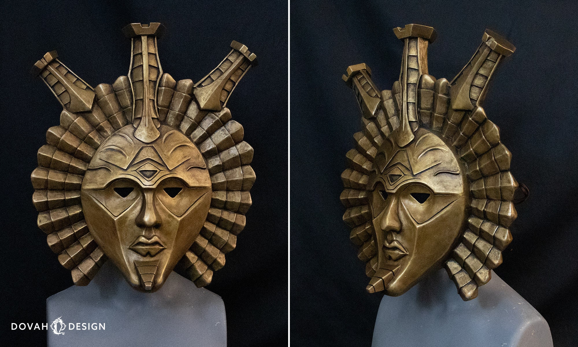 Mask of Dagoth Ur, Wearable Cosplay Replica & Display