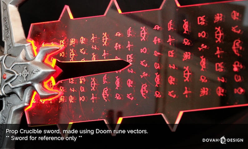 VECTOR Pattern Doom Runes from Doom Eternal | Etsy