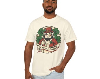 Call Me Paddy Leprechaun T-Shirt | St. Patrick's Day shamrocks design
