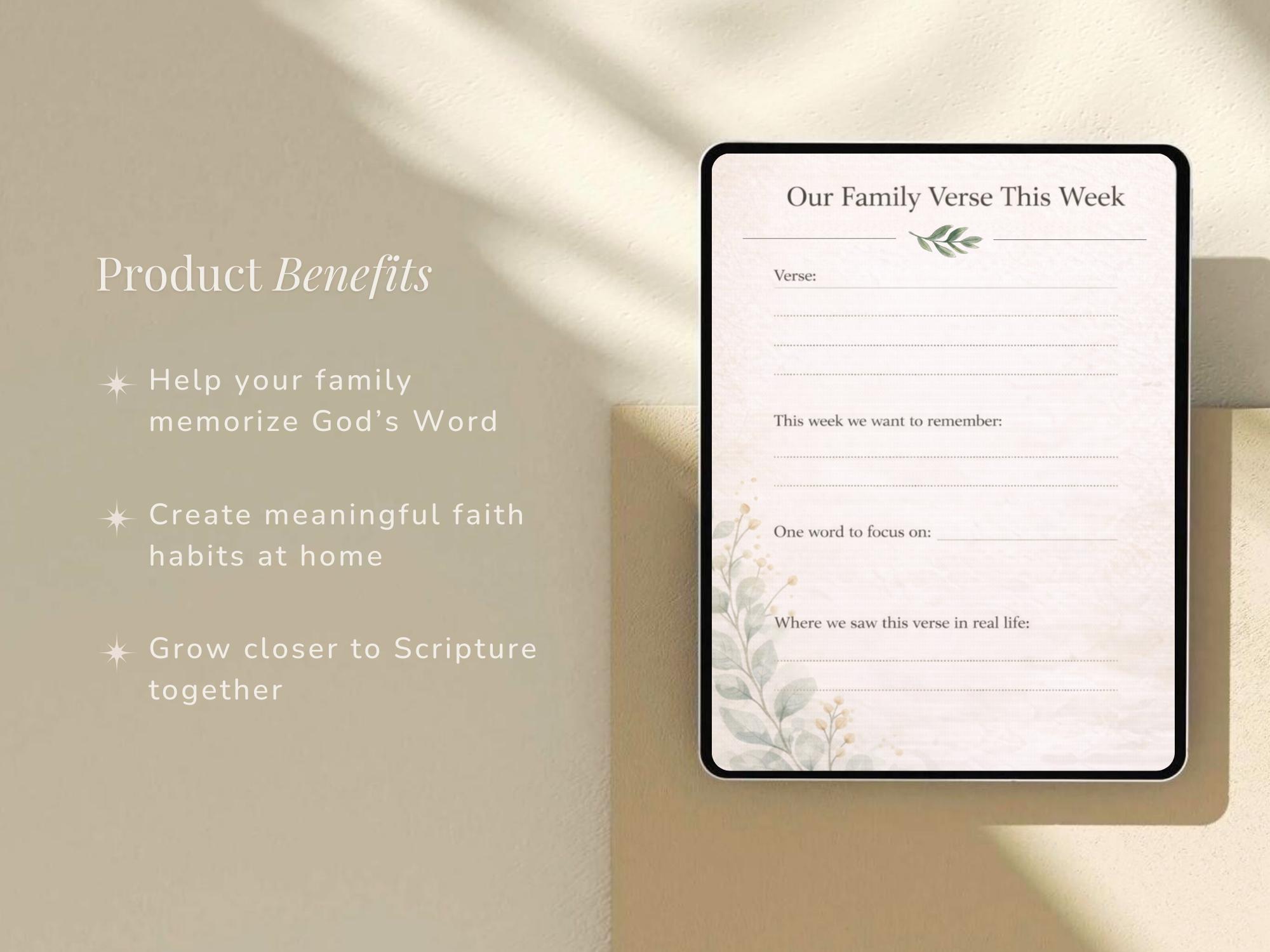 Scripture Memory Tracker Christian Scripture Memory Tracker Printable Bible Verse Journal for ...