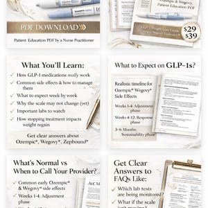 Glp 1 Patient Guide - Etsy
