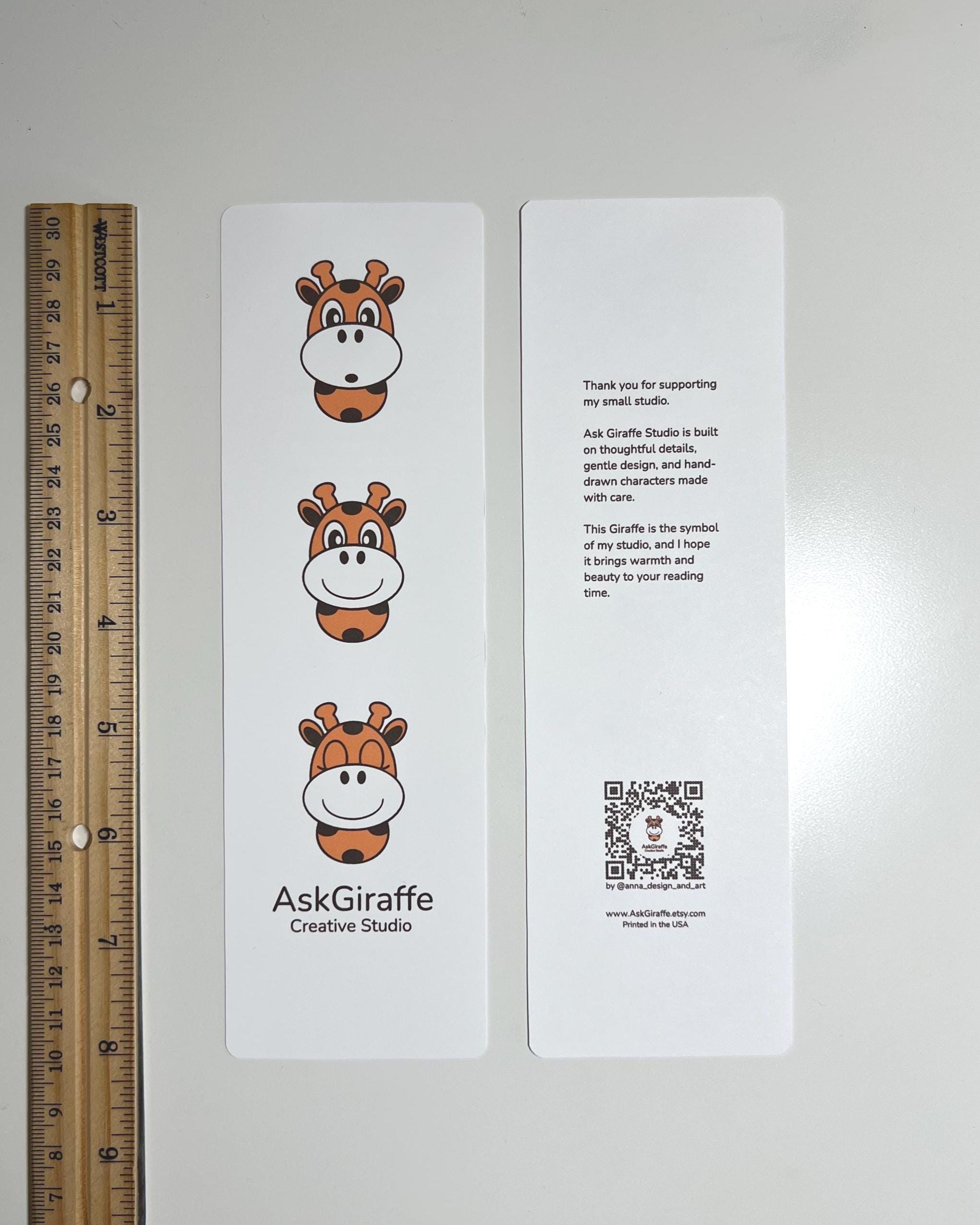 Personalized Bookmark Set With Logo, Custom Printed Bookmarks, QR Code ...