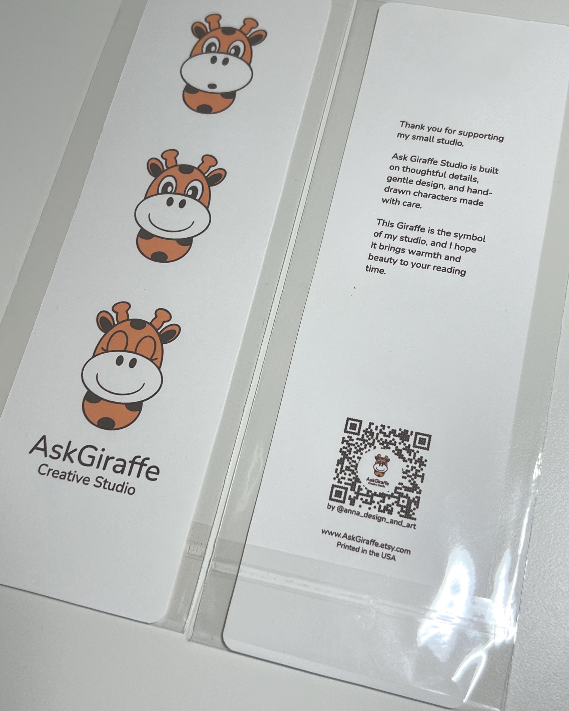 Personalized Bookmark Set With Logo, Custom Printed Bookmarks, QR Code ...