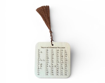 Cherokee Syllabary Bookmark | Native American Language Learning Tool