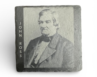 Cherokee Famous Figures Coasters | Slate Drinkware
