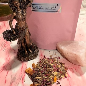Love Spell Herb Blend | Venus Energy & Attraction Ritual Herbs | L’Amour de la Lune