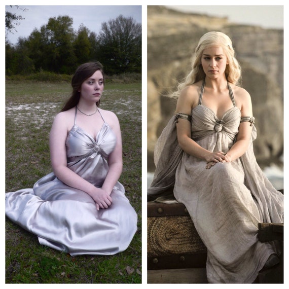 Daenerys Targaryen Wedding Gown From Game Of Thrones Sizes Etsy