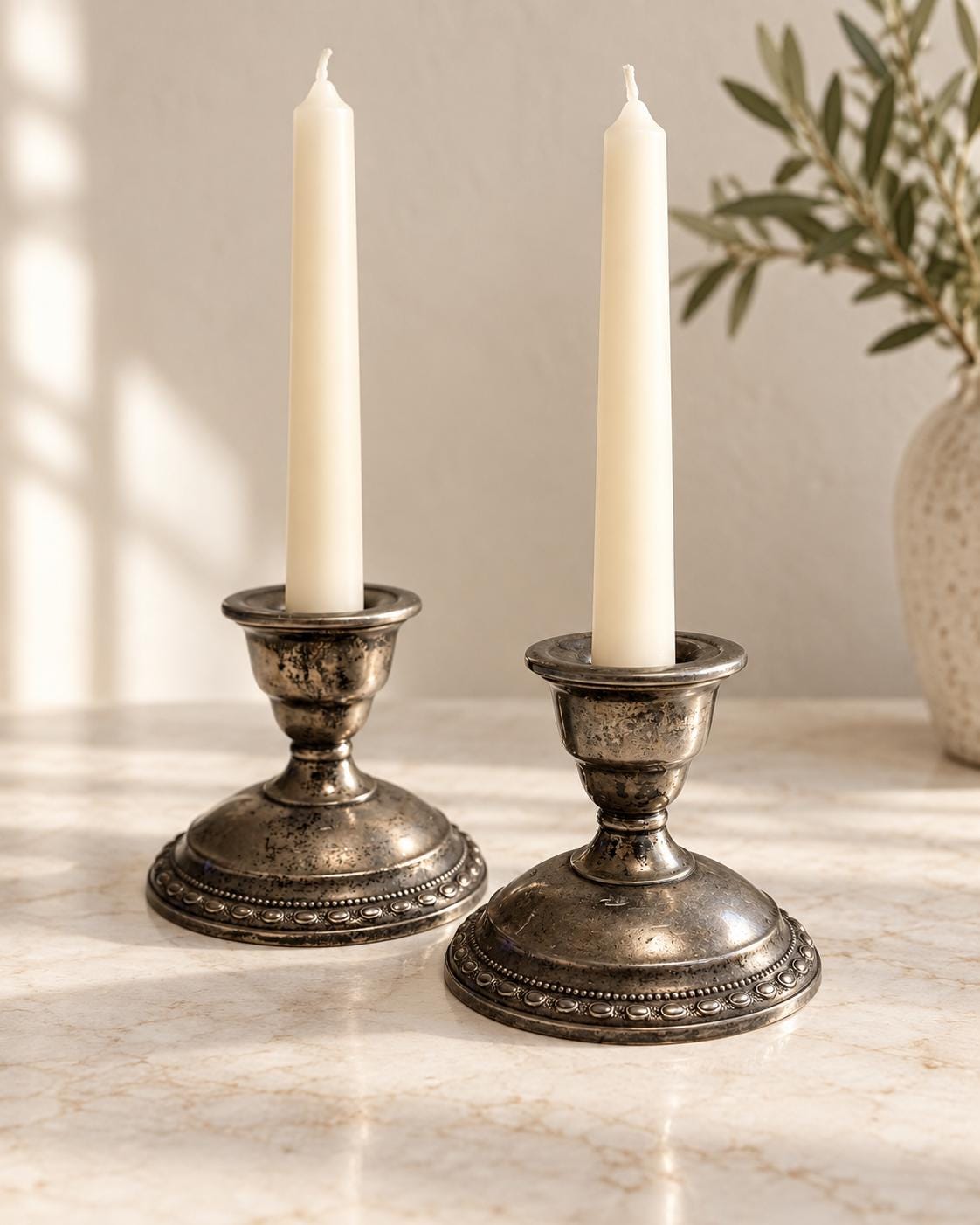 Sterling Weighted Candlestick - Etsy