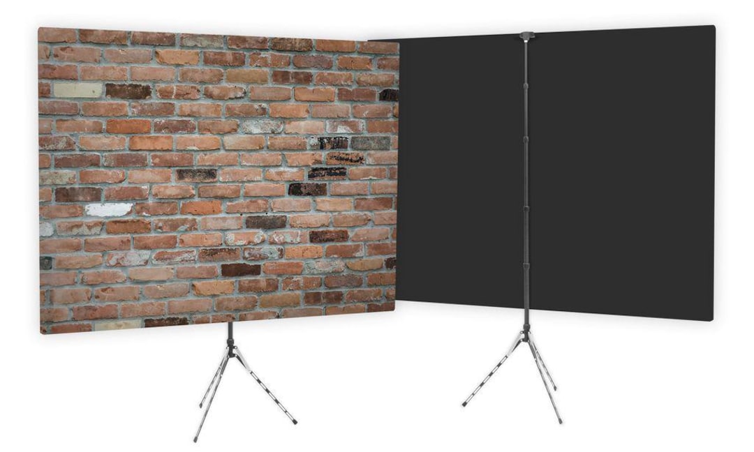 Two Panel Backdrop Double Sided Backdrop With Frame and Stand! - Etsy